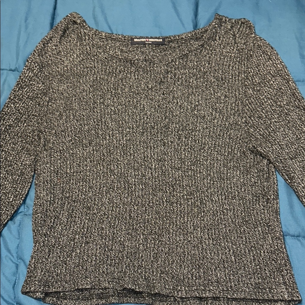 Women's Gray Brandy Melville long sleeve